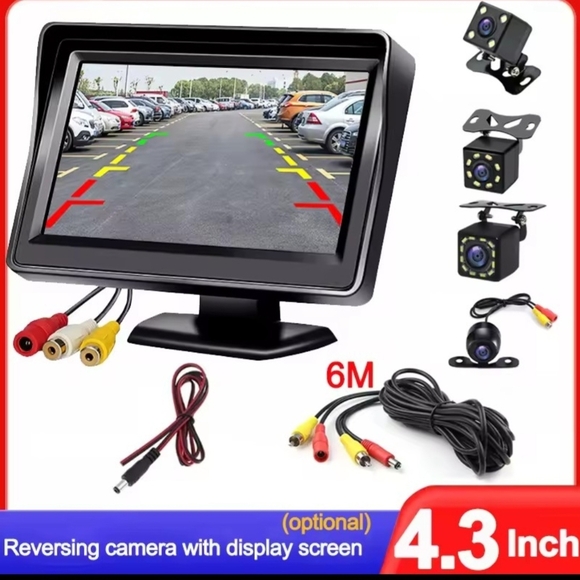 Universal Rear View Backup Camera Kit - Black - Picture 2 of 3